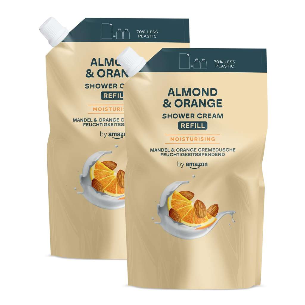 Amazon Almond & Orange Shower Gel Refill, 2 x 1000ml - £3.70 / £3.31 S&S