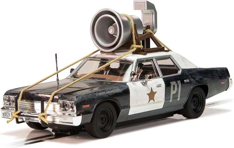 Scalextric C4322 Blues Brothers Dodge Monaco - Bluesmobile Film and TV 1:32 Scale Slot Car