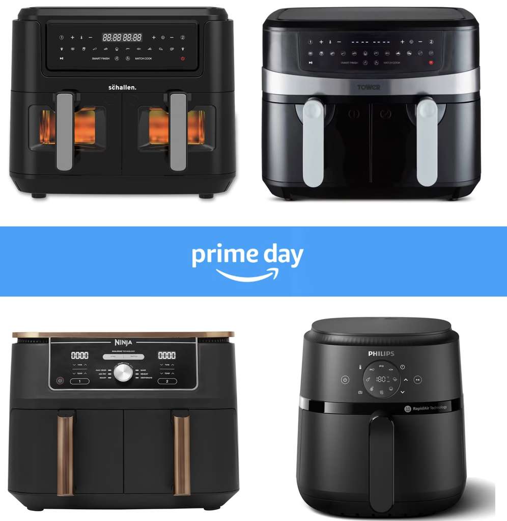 A Round Up Of The Best Amazon Prime Day Air Fryer Offers