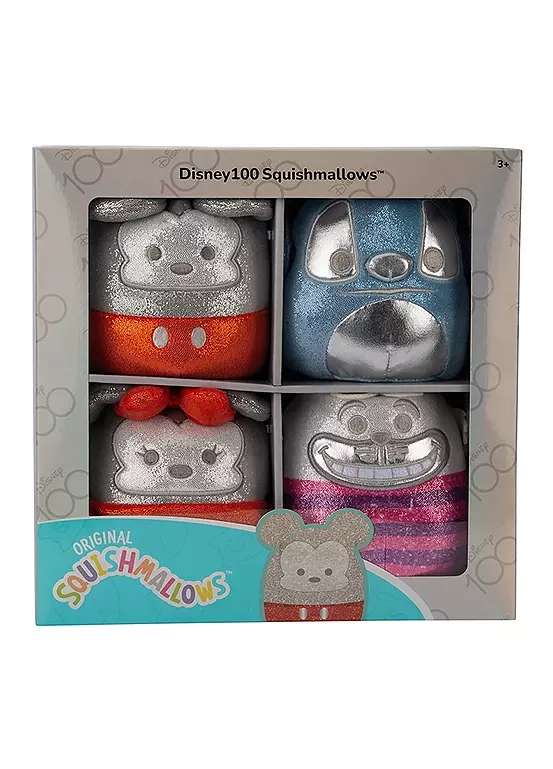 Disney 100 Original Squishmallows 4 Pack - Horwich