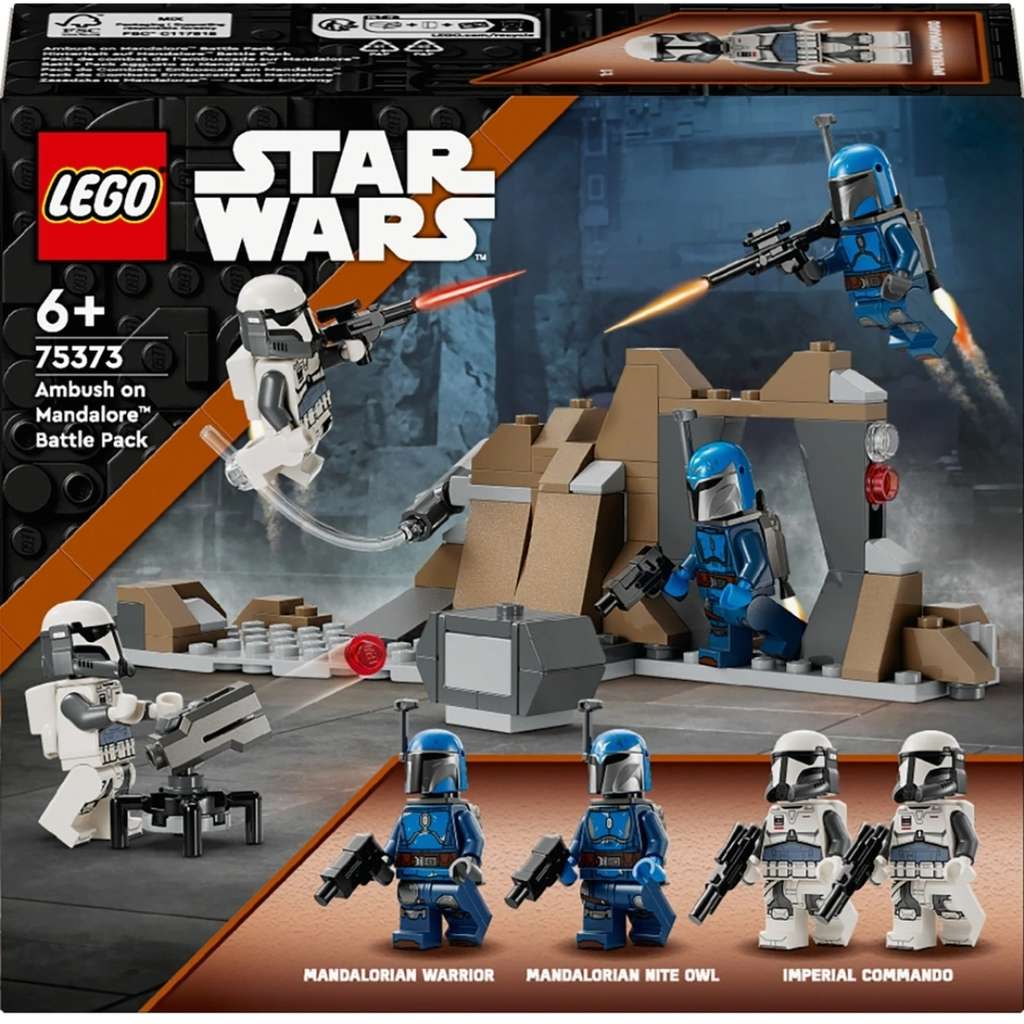 LEGO Star Wars 75373 The Mandalorian: Ambush on Mandalore Battle Pack Set (Free Click & Collect)