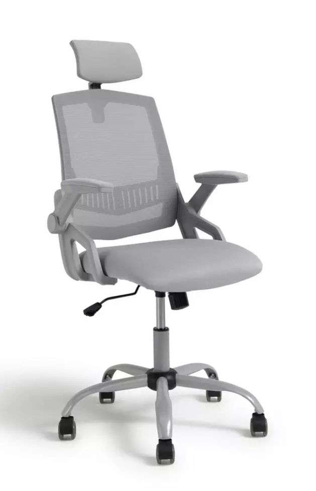Habitat Milton Mesh Ergonomic Office Chair - Grey - Free C&C limited locations