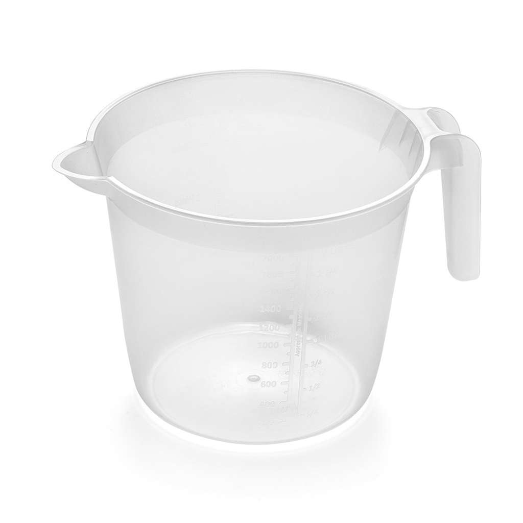 Addis Measuring and Mixing Jug with Handle, Transparent, 2L