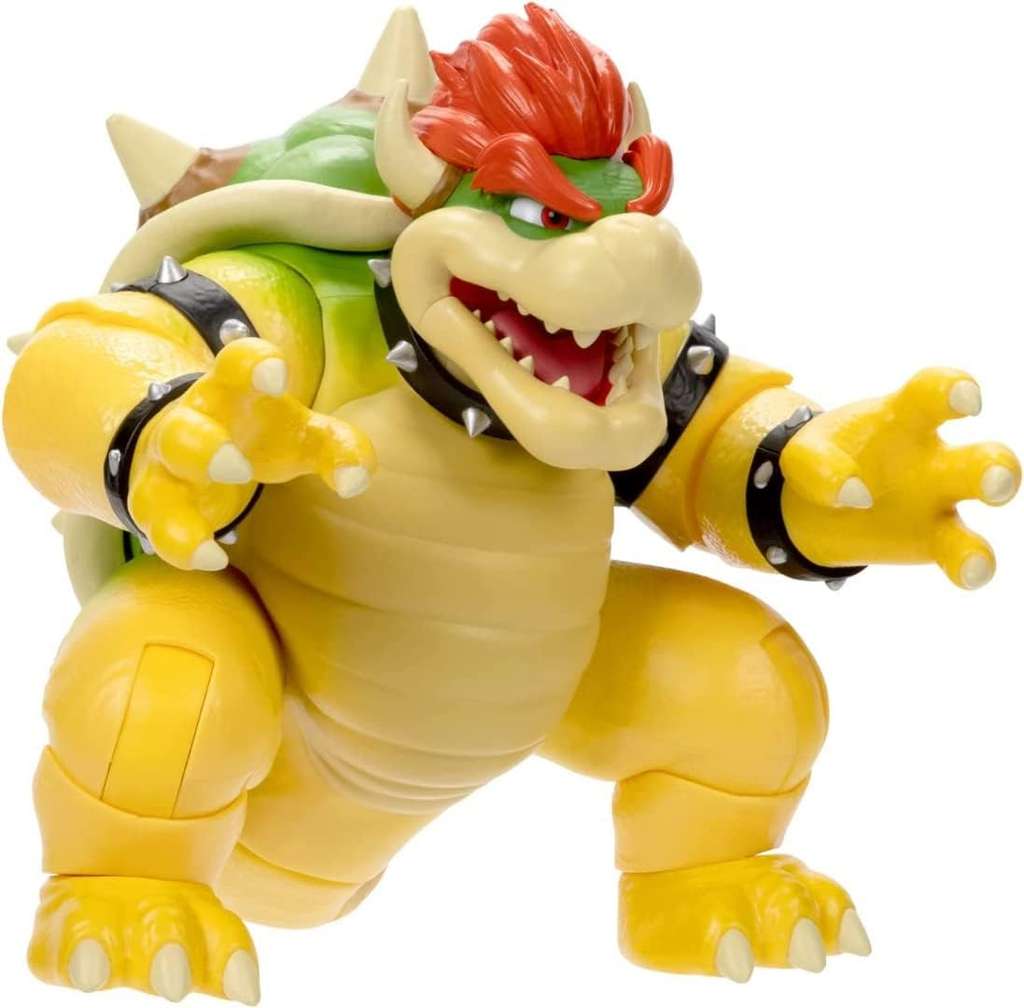 The Super Mario Bros. Movie 7-Inch / 18cm Feature Bowser Action Figure