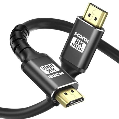 Betron Ultra HD 8K HDMI Cable 2.1, High-Speed, 3D and ARC Compatible, 2M Long - Sold by Betron UK FBA