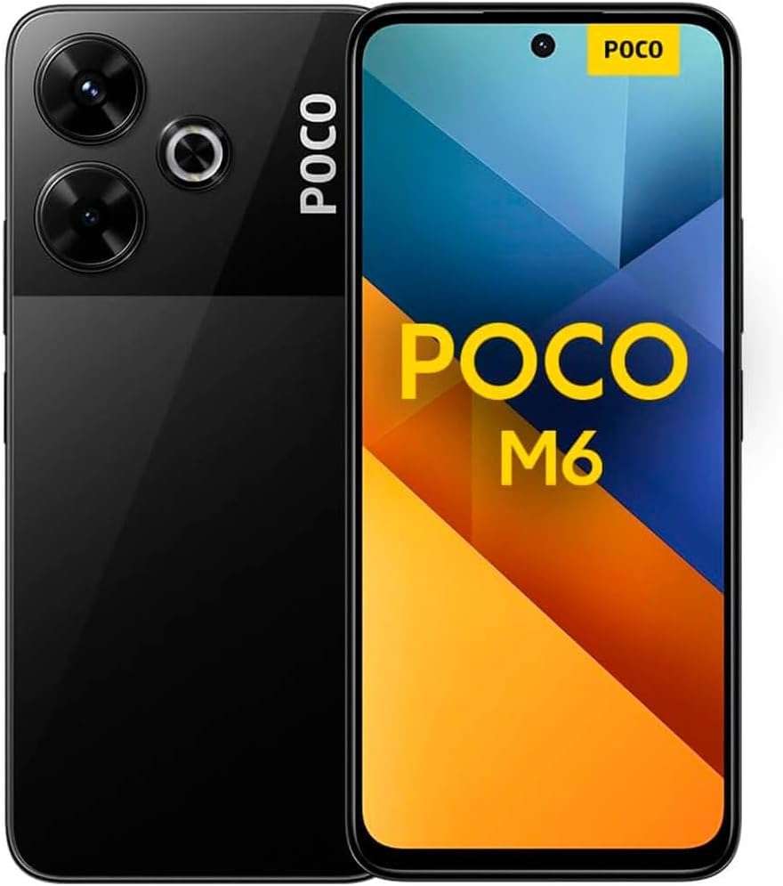 Xiaomi Poco M6 6GB 128GB Smartphone (Helio G91 Ultra) - Sold By Amazon EU