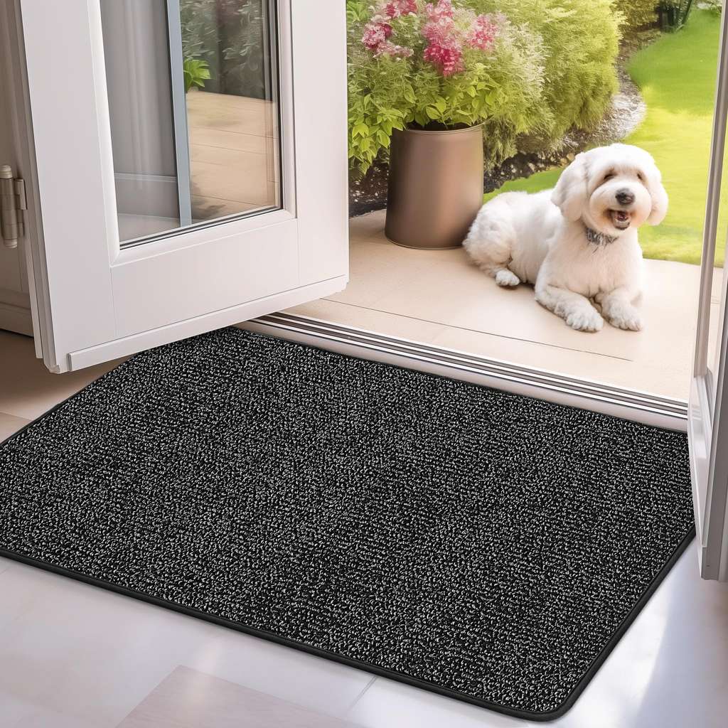 Mibao Door Mat Indoor, 50 x 80 cm, Dirt Trapper Entrance Doormat, Non-Slip v