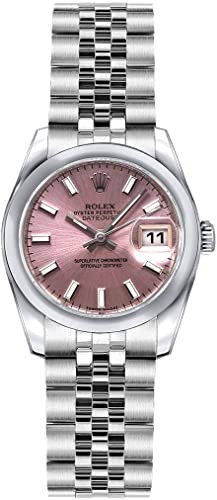 Rolex Ladies Date Series 26 179160 Pink Dial Jubilee Bracelet Luxury Watch