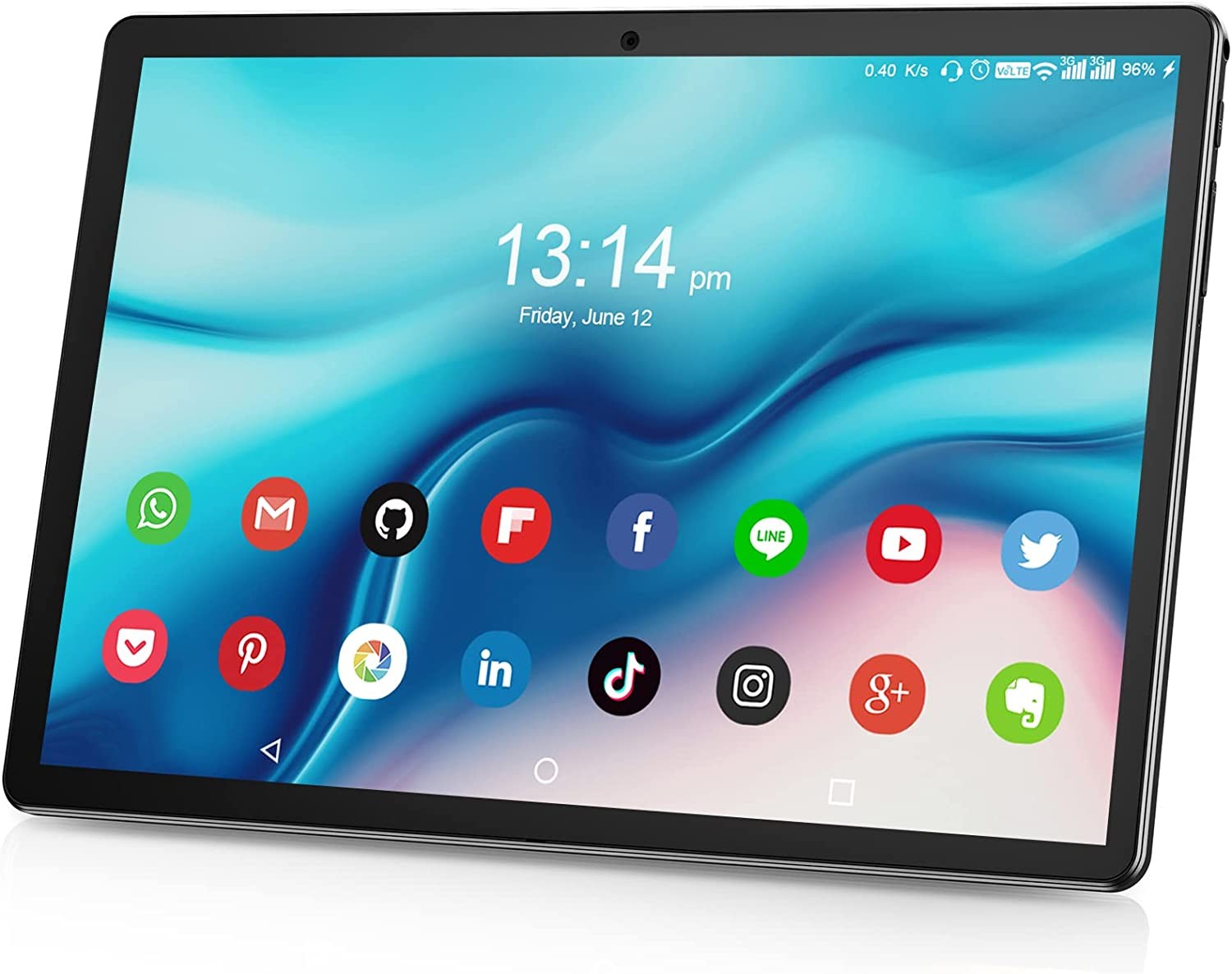 Tablet 10 Inch, Dual SIM Solt Android 9.0 Quad Core Processor Tablets, 32GB ROM 6000mAh Battery Google Certified HD Tablet, Support 128GB Memory Storage Expand, WiFi, Bluetooth, GPS