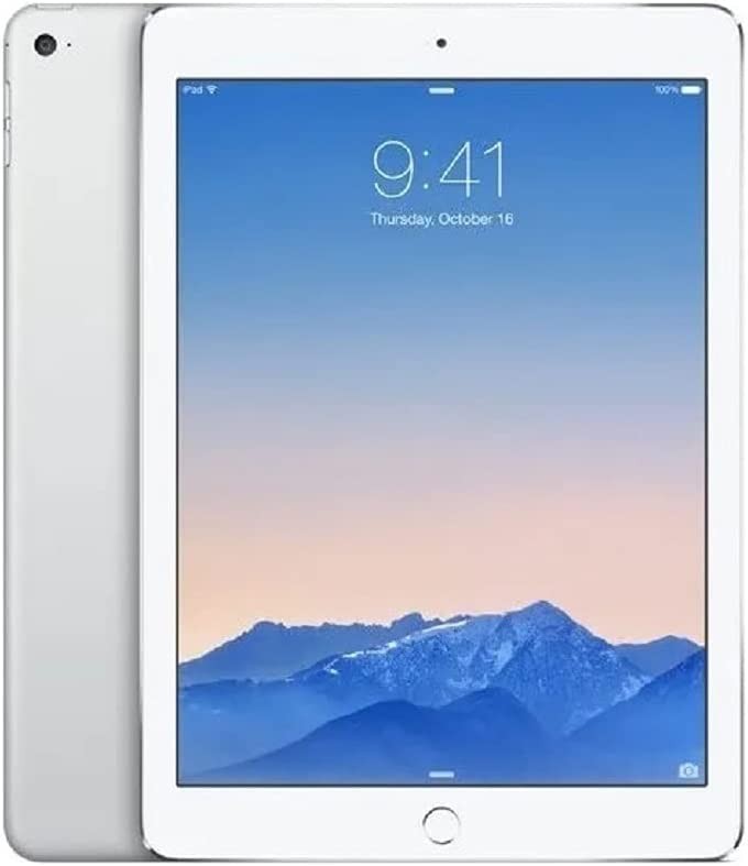 Apple iPad Air 2, 16 GB, Silver, Newest Version (Renewed)